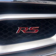 Front RS Grill Emblem Writing Logo RS Banhan Metal For Honda Brio Jazz Mobilio GE8 GK5 Freed HRV