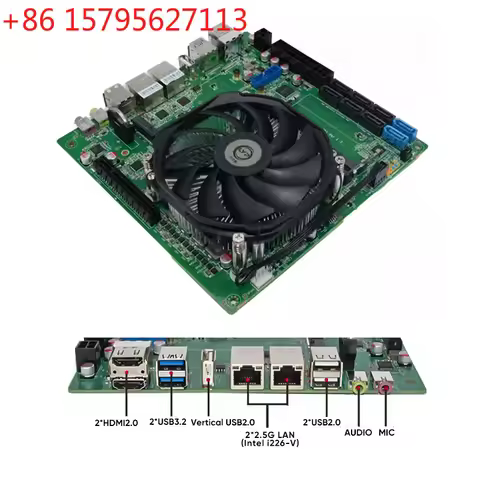 Topton N21 11-Bay ITX NAS Motherboard AMD Ryzen 9 5900HX 7 5825U 5600U 3*NVMe 8*SATA 2*2.5G LAN 2*DD