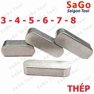 Lavet pin, flat pin size 3x3 4x4 5x5 6x6 8x7 10x8