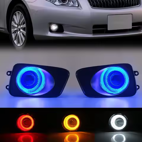Led Fog Light for Toyota Corolla AXIO 2011 FIELDER 2007 DRL Daylight Daytime Running Lamps Wires Swi