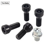 [Torribaly]M14 x 1.25 Car Wheel Locking Bolts Wheel Hub Nut Anti-Theft Screw with Key Car Anti-Theft