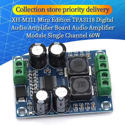 1/5/10Pcs XH-M311 Mini Digital Amplifier Board TPA3118 Audio Amplifier Board Audio Power Amplifier M