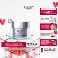 Eucerin Hyaluron [3X]+ Filler Night Cream 50 ml | Moisturizer | Anti Aging | Fine Lines | Wrinkle | 