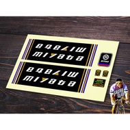 MIYATA mtb Road Bike federal Bicycle frame Stickers & Decals