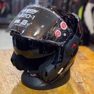 Nolan N120-1 Classico Nero 301 Black Glossy Nolan N1201 Modular Helmet New 2025