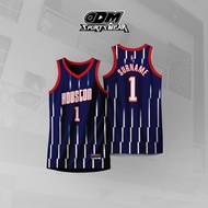 HOUSTON ROCKETS DARK STRIPE JERSEY