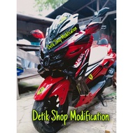 BODY PREDATOR YAMAHA NMAX TOPENG PREDATOR NMAX COVER KNALPOT VISORNMAX