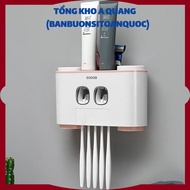 HIGH QUALITY ECOCO Toothpaste Dispenser - ECOCO Premium Toothpaste Dispenser (also toothbrush holder