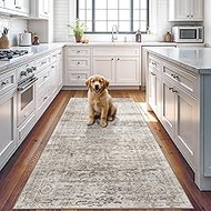 TOPRUUG 3x6 Washable Runner Rug: 6ft Runners for Hallways Soft Non Slip Kitchen Rugs for Bedroom Bat