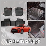 MAGIC MAT 5D TPE Carpet Vios 2023-2026 Car Mat Karpet Kereta