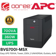 APC BVG700I-MSX 700VA / BVG1200I-MSX 1200VA / BVG1600I-MSX 1600VA / BVG2200I-MSX 2200VA UPS EASY UPS