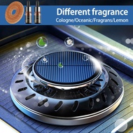 Solar Powered Car Air Freshener Diffuser Solar Rotating Car Aroma Diffuser Solar Car Air Freshener Solar Rotating Car Aroma Diffuser with Fragrance Car Essential Oil Diffuser