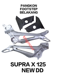 PANGKON FOOTSTEP BELAKANG SUPRA X 125 NEW DOUBLE DISC KUALITAS SUPER