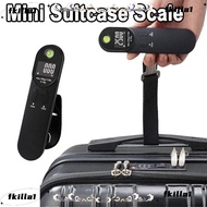 FKILA Travel Weighing Scale, Mini Plastic Luggage Scale, Durable Portable Kg/Oz/Ib Electronic Baggag