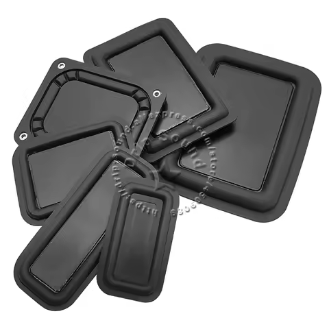 2pcs 32x58mm/36x86mm/50x65mm/59x69mm/60x85mm Square Speaker Passive Radiator Auxiliary Bass Woofer R