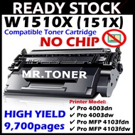 NO CHIP Compatible Black Toner HP 151A W1510A W1510X 151X Laserjet Pro M4003dn M4003dw 4003dw 4003 M