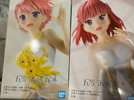 五等分花嫁 中野二乃 中野一花 新娘 婚紗 ver.  景品模型