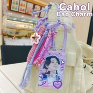 (cahol+bag charm) BTS CARD HOLDER ACRYLIC BTS PHOTO CARD HOLDER/ BTS BAG CHARM/ BTS KEYCHAIN/