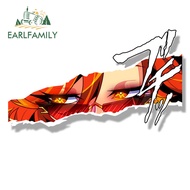 EARLFAMILY Bikini Mavuika Fanart สติกเกอร์ติดรถ Genshin Impact Chibi หัวใหญ่รูปลอกหมวกกันน็อกกราฟฟิต