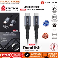 TYPE C TO TYPE C DATA CABLE 60W FANTECH DURALINK DL2CC TYPE C TO TYPE C 60W FAST CHARGING NYLON BRAI
