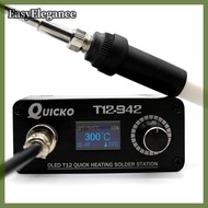 EasyElegance T12-942 Trạm Hàn kỹ thuật số OLED mini tay cầm T12-907 + Đầu T12-K