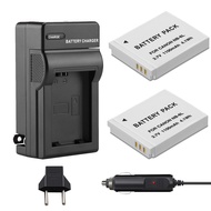 2 Pack NB-6L/NB-6LH Battery and Charger kit Compatible with Canon PowerShot SX540 HS, SX530 HS, SX52