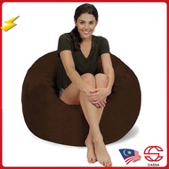 Cassa Super Size Bean Bag Sofa Dark Brown 2 kg