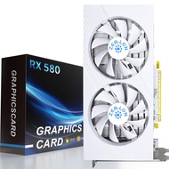 RX 580 8G Graphic Cards, Real 8GB 256Bit 2048SP GDDR5, Pc Gaming Video Card HDMI DP DVI-Output Gamin
