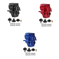[mcfsnzwtxz1bw] RC Car Gearbox Differential Housing Set Aluminum Transmission Case for TRX4M Defende