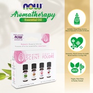 NOW Essential Oils, Love at First Scent Aromatherapy Kit, 4x (10ml)