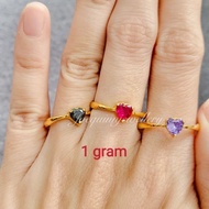 Cincin Mata Love 1 Gram Emas Muda -Termurah