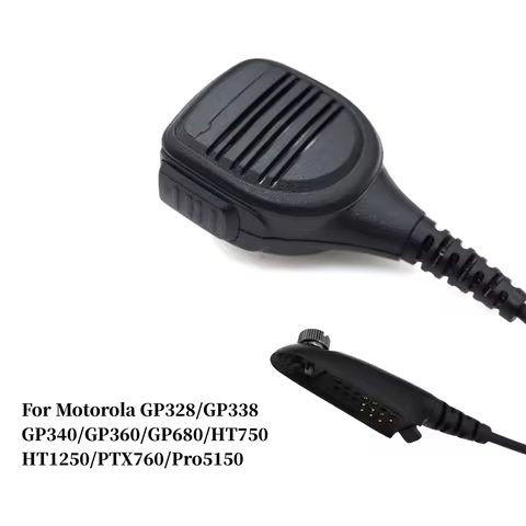 PMMN4021A Handheld PTT Mic for Motorola GP328/GP338/GP340/GP360/GP680/HT750/HT1250/PTX760/Pro5150 MT