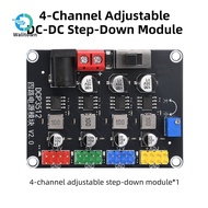 DC6V-30V to DC0.9V-29.6V Adjustable Output DCP3512 4-Channel Power Supply Module DC-DC Conversion Mo