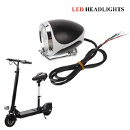 10 inch Electric Scooter Headlight Lamp E-scooter Front Light for Kugoo M4 Kick Scooter Accessories 