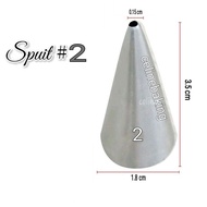 Imported 2 nozzles without joints / writing nozzles