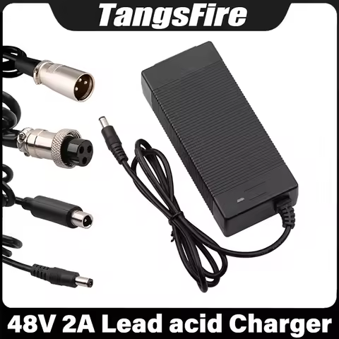 Output 48V 2A Lead-Acid Battery Charger Input 100-240V For 57.6V Lead-Acid Battery Pack Charger High