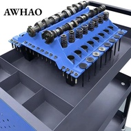 [AWHAO] Engine Parts Organizer Tray, Lightweight Car Cylinder Head Parts Storage Tray, Blue, for Pro
