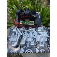 BREMBO GP4-MS CALIPER SET BRACKET P100 PITCH 100 FIZR JUPITER VEGA RX KING NINJA R RR SS KIS KRR KYB