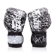 Fairtex Boxing Gloves BGV14PT-BW New Printer Multi color  8,10,12,14,16 oz Sparring MMA K1 นวมซ้อมชก แฟร์แท็ค ลายปริ้นหลากสี รุ่นใหม่