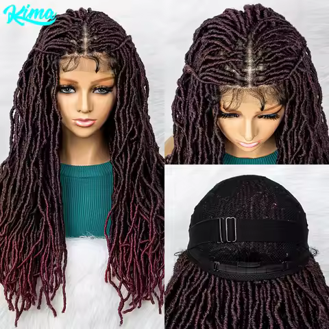 Crochet Briaded Wigs 9x6 Lace Premium Synthetic Fiber Braiding Synthetic Wig for Black Women 9x6 Tra