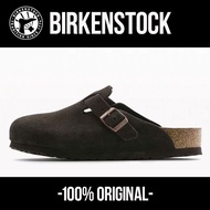 Birkenstock Boston Unisex outdoor closed toe slippers mocha color 0660461 Birkenstock Sandal Lelaki