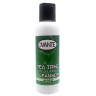 OVANTE Tea Tree Oil Eyelid, 4oz Facial Cleanser Wash For Demodex Prone Skin