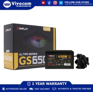 INPLAY GS650-Ultra | RGB Light Rated 650W Power Supply | 80 Plus Bronze Certified