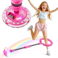 Flooyes Skip Ball for Kids, Ankle Skip Ball Toy with Counter, Timer and Cal Calculator, Girl Birthda