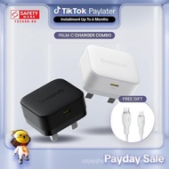 [SAFETY MARK] Baseus 30W/20W PD USB-C Fast Charger + Cable Combo for all mobile devices PD3.0 QC3.0