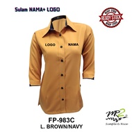 Mr2 Women's Polysoft Corporate Uniform - Light Brown/Navy FP-983C