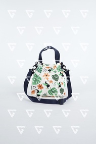 tas sling bag wanita korean style mini kekinian 2021 Motif R. Putih