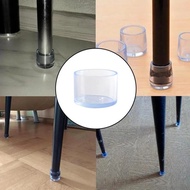 4PCS Rubber Furniture Chair Table Mat Silicone Anti Scratch Protector Cap Table Ferrule Feet Leg Cap
