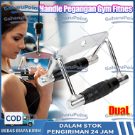 V HANDLE Katrol Olahraga Gym Fitness Pulley Cable Set/ V Handle Gym Seated Row Handle Cable Attachem