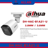Dahua DH-HAC-B1A21N-U 2 MPX Bullet Camera 2.8MM/3.6MM Lens 1080P 80° IR Night Vision 30M IP67 Safety